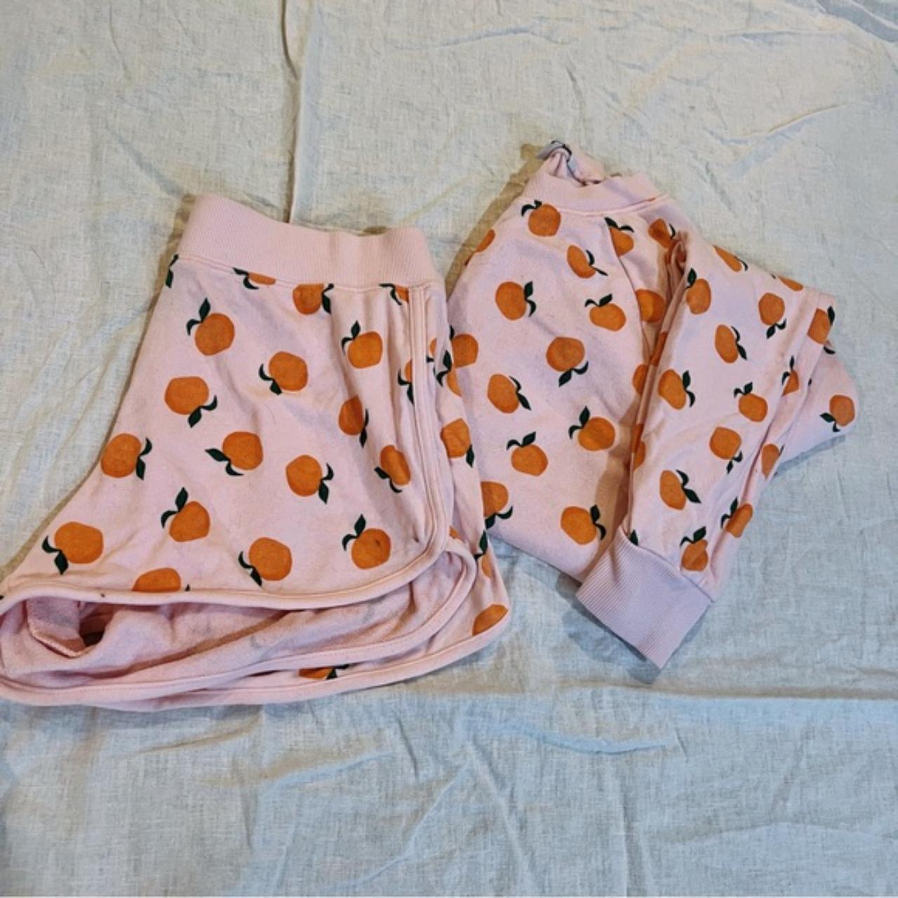 American Eagle Peach Pajama Set Very cute long... - Depop