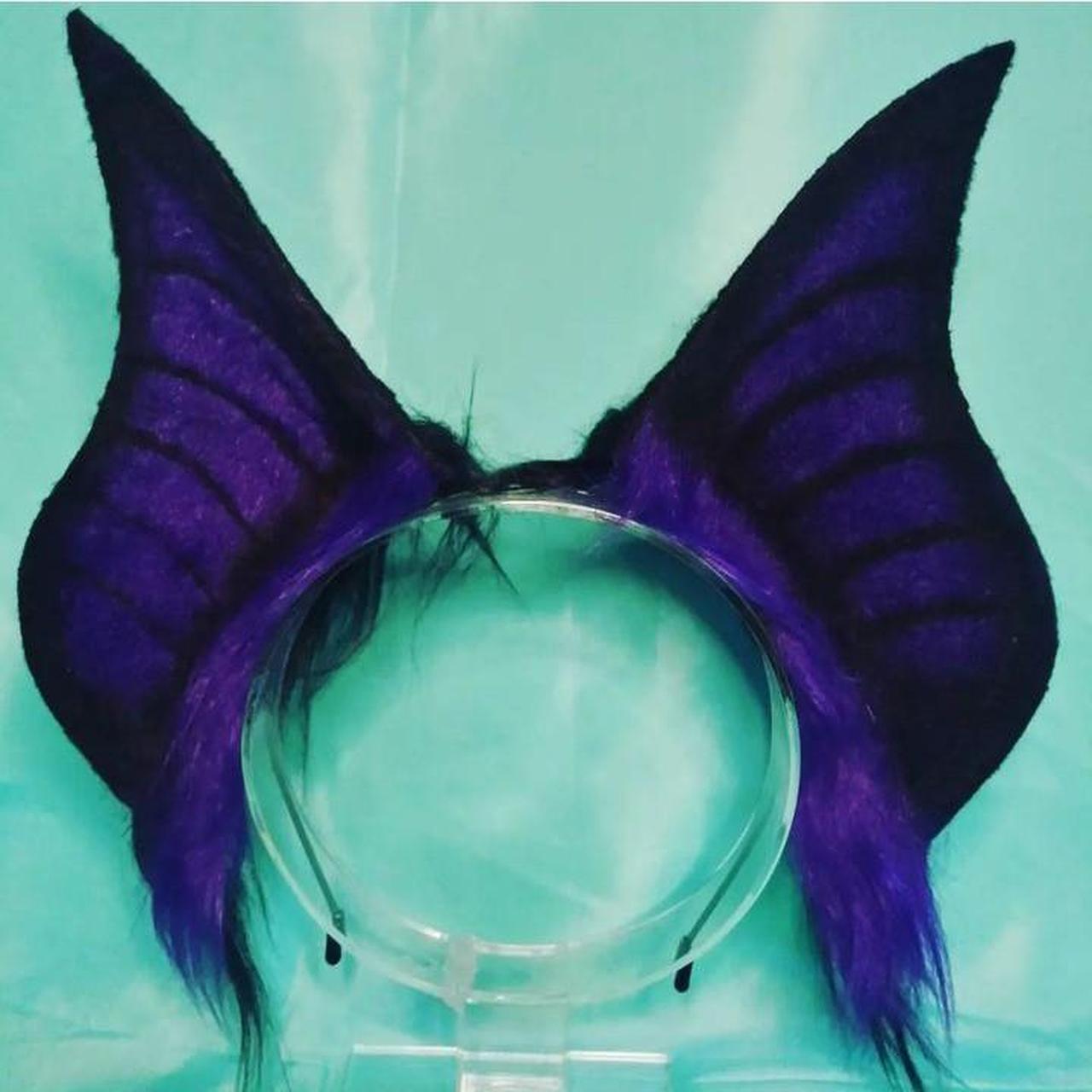 Purple Bat 🦇 #petplay #batears #cosplay #purplebat - Depop