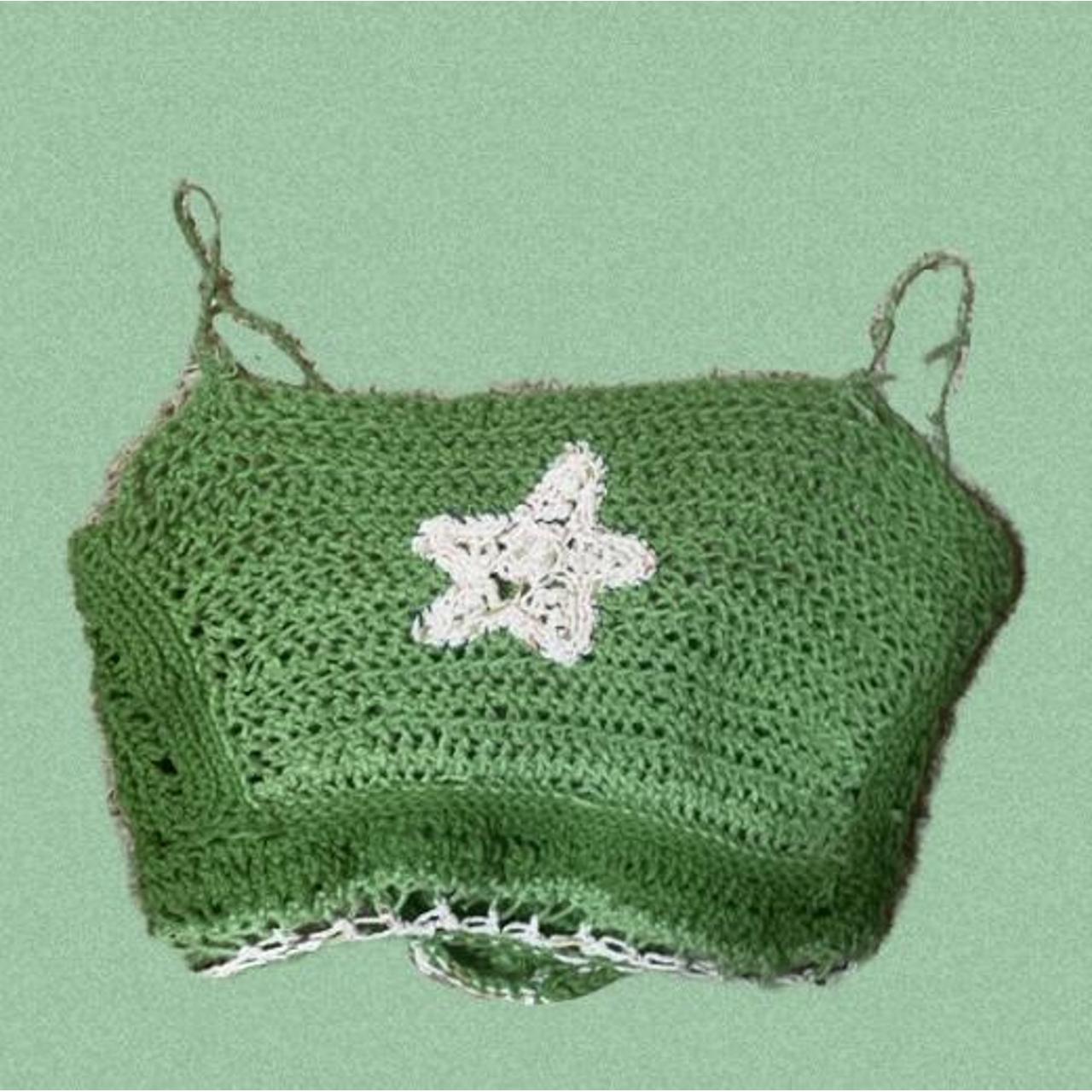 Crochet Star Top Handmade for reference I wear a Depop