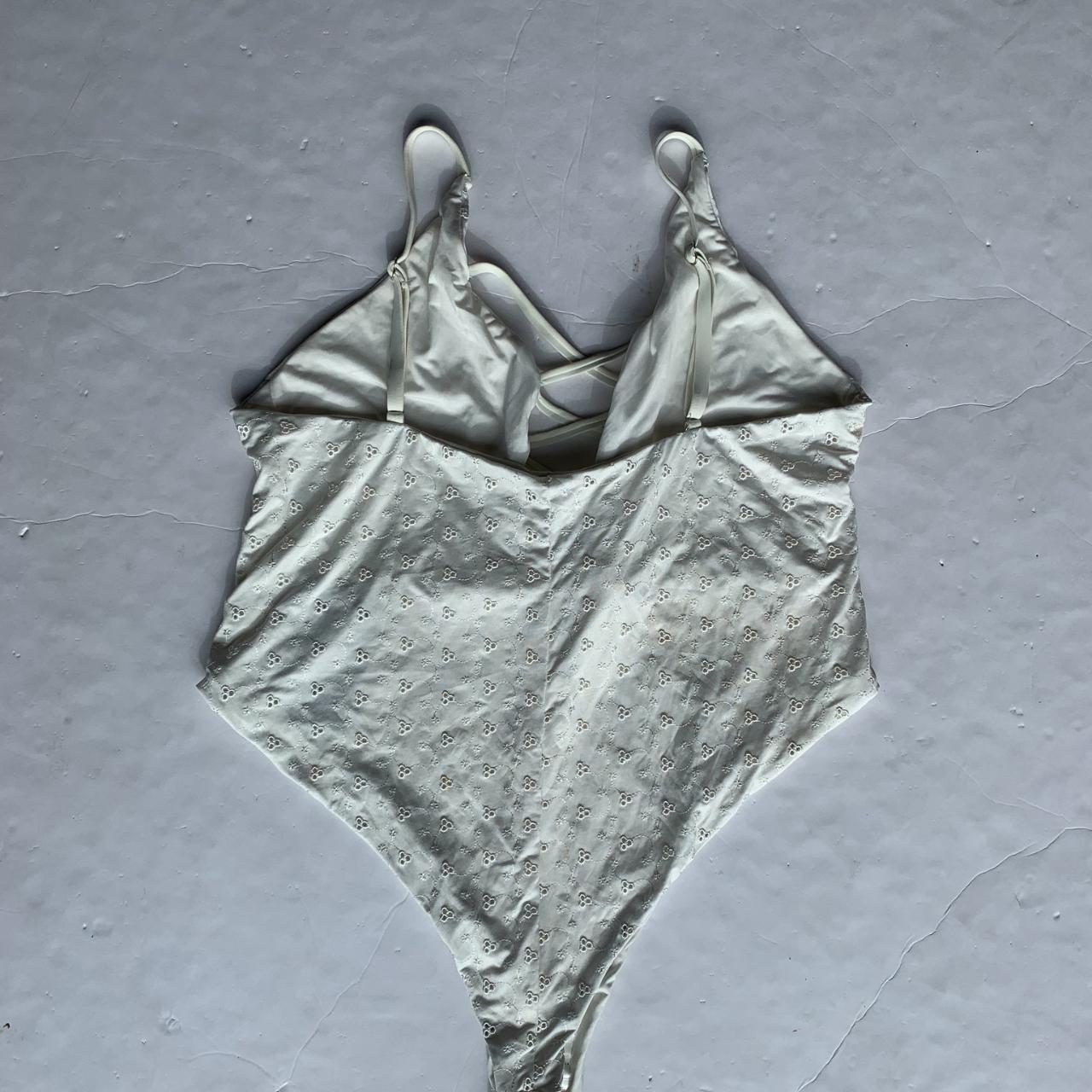 Fashion Nova Men's White Bodysuit Depop