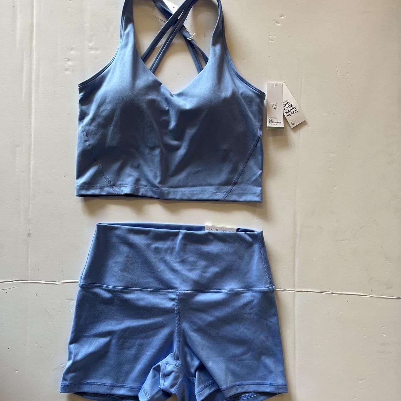 Gilly Hicks Women's Blue Top | Depop