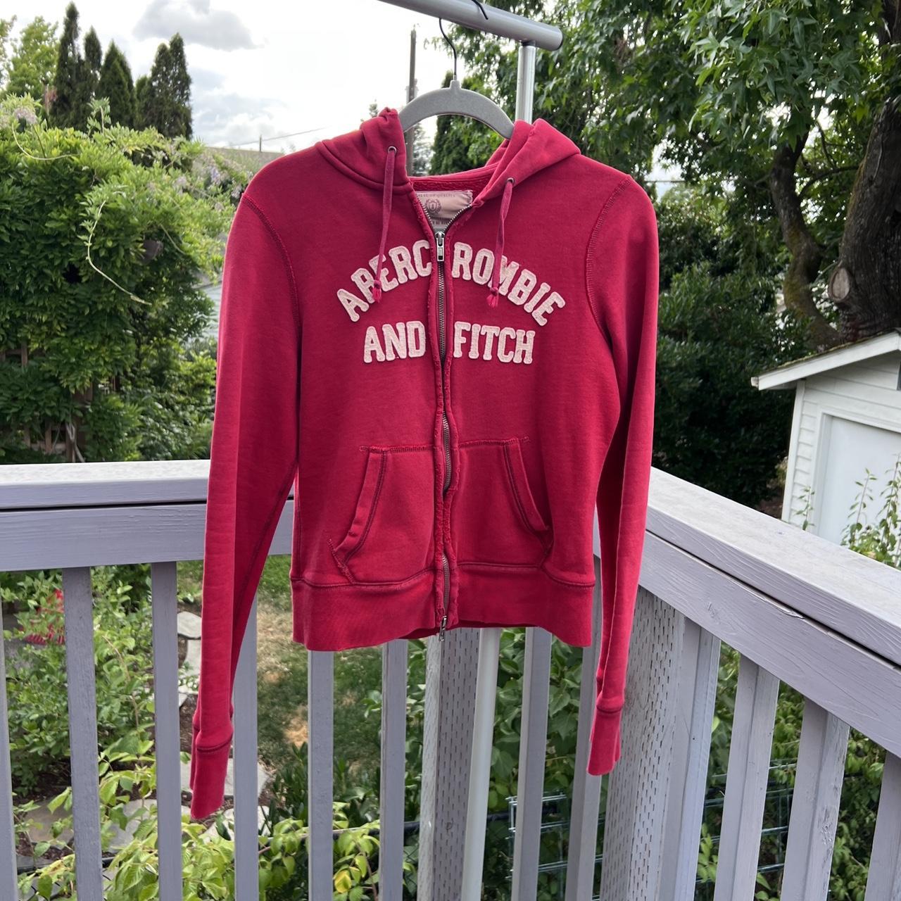 Abercrombie red hoodie online