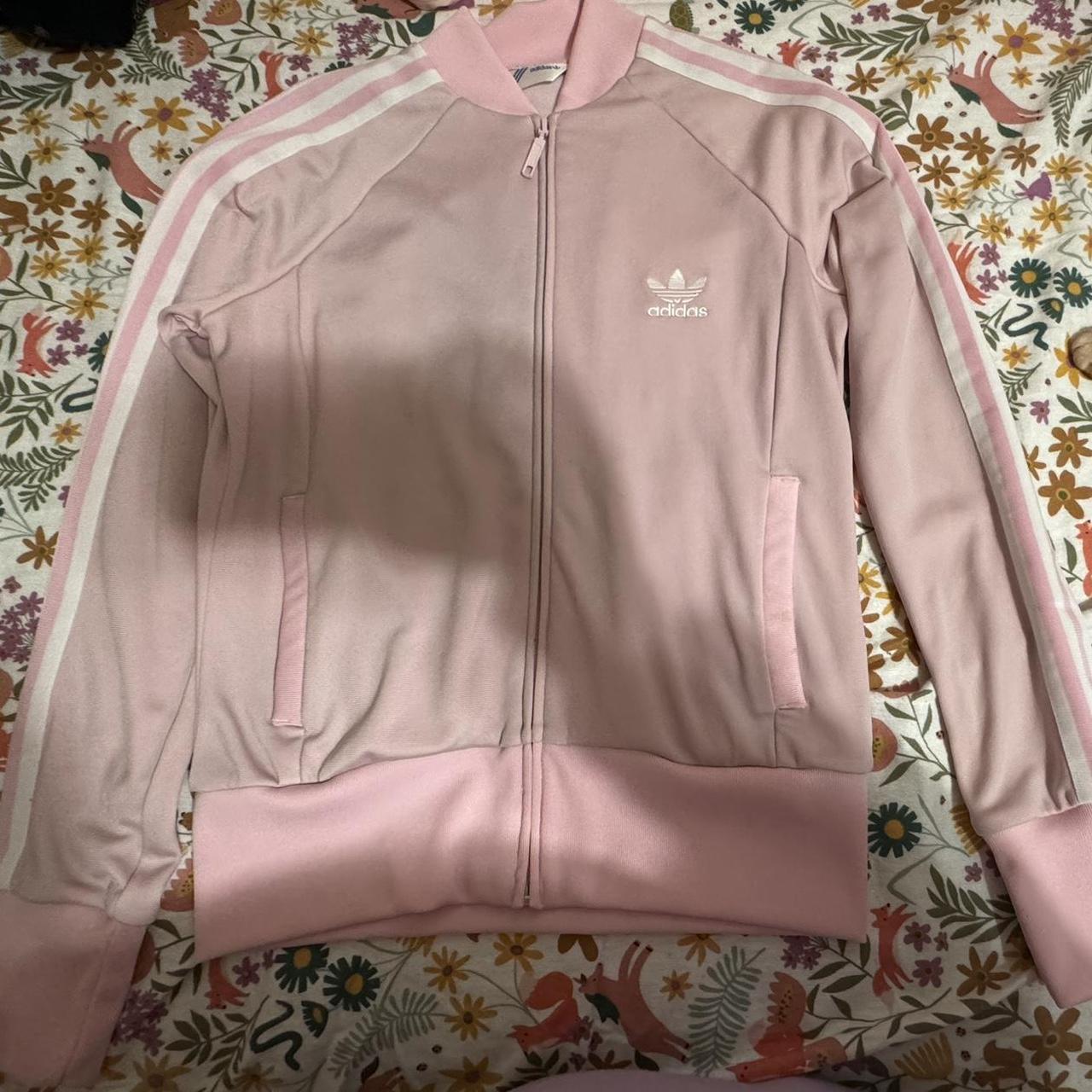 Baby pink hot sale adidas jacket