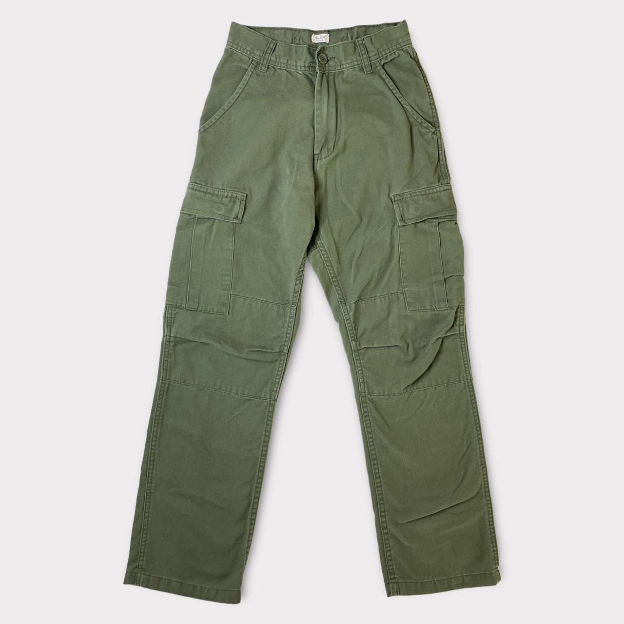 John Galt / Brandy Melville Green Cargo Pants... - Depop