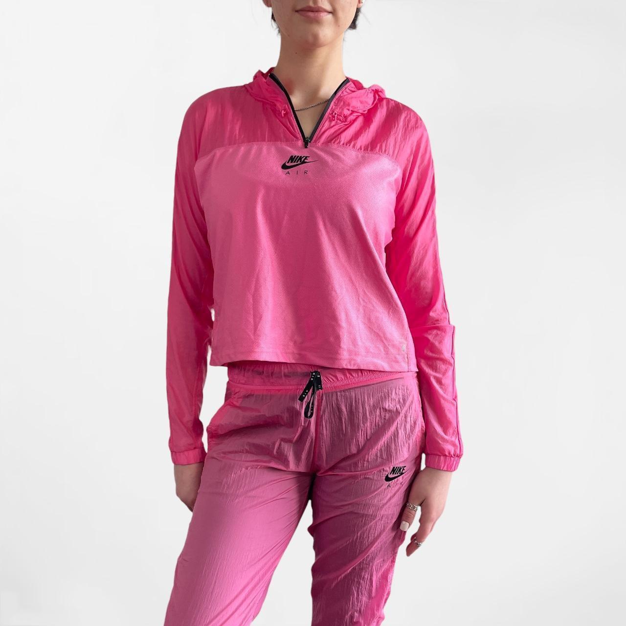 Hot pink nike tracksuit hotsell