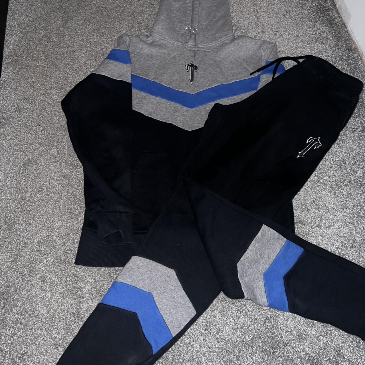 Trapstar V Stripe Hooded Tracksuit Depop