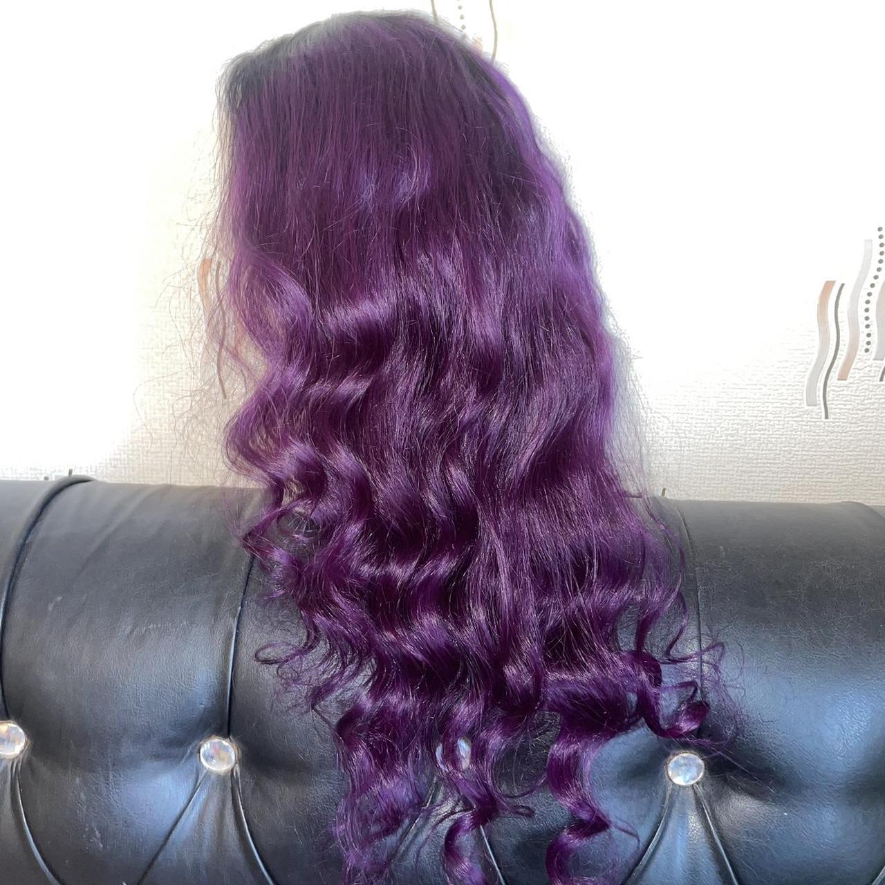 Black and Purple Hairproducts Depop