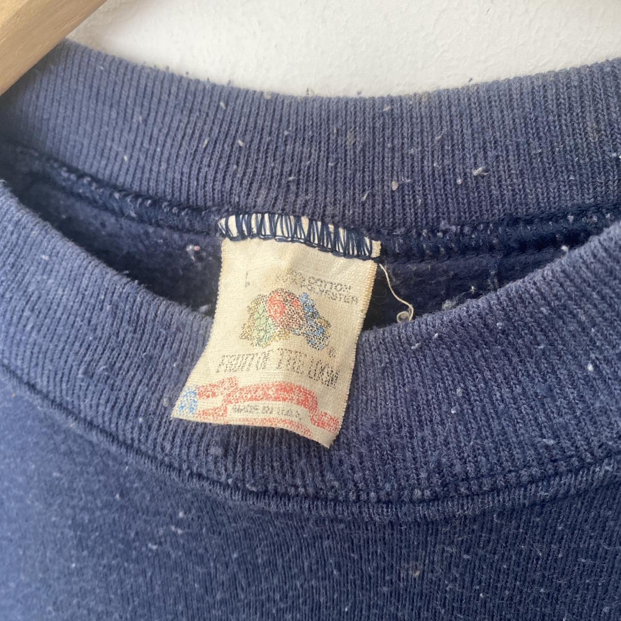 Fit for Me by Fruit of the Loom Men's Navy and Blue Sweatshirt | Depop