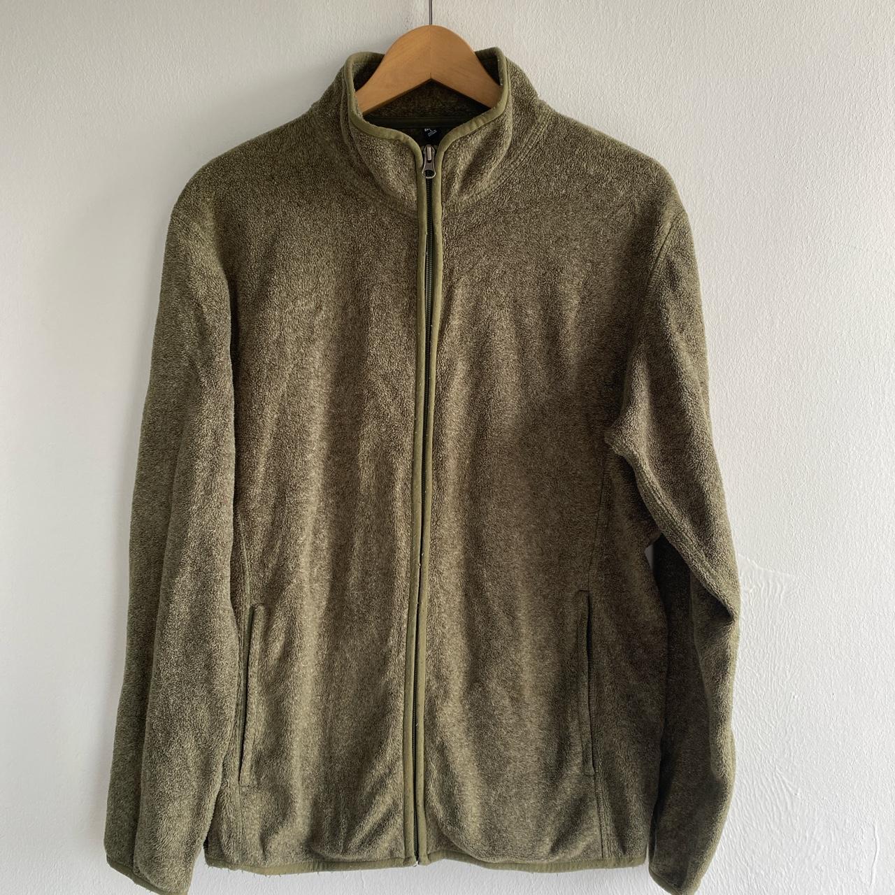 Vintage Uniqlo Fleece Jacket Pit 23” Length... - Depop