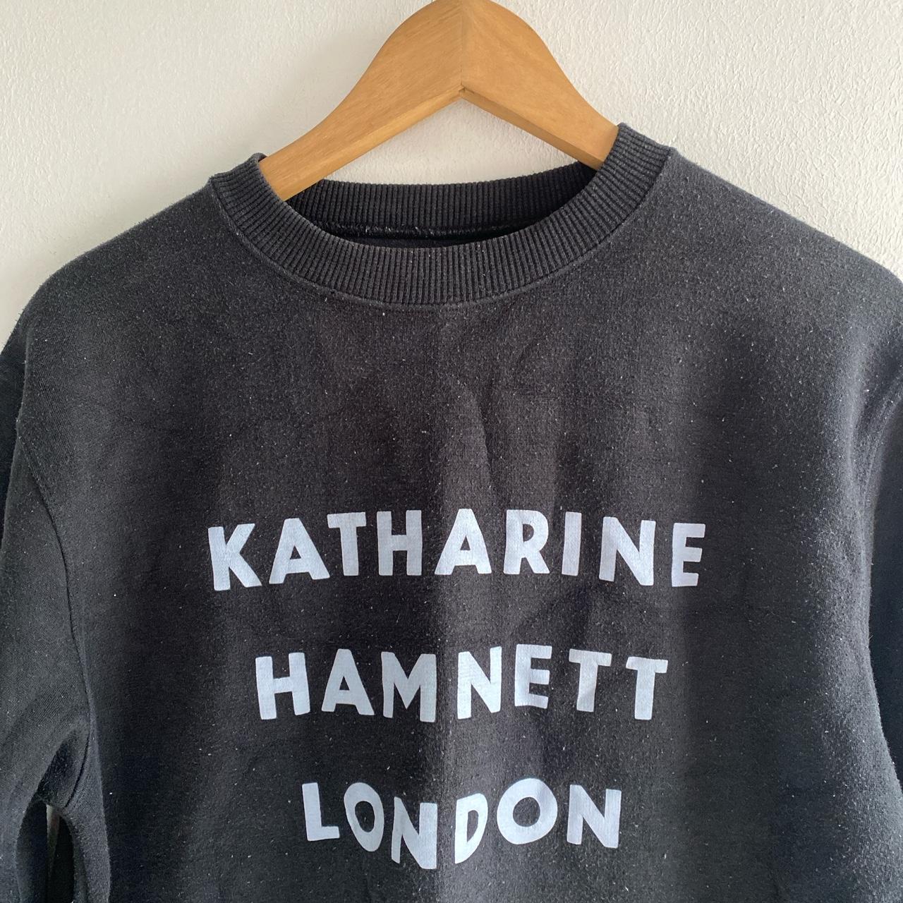 Katharine Hamnett London Sweatshirt, Pit 21”, Length