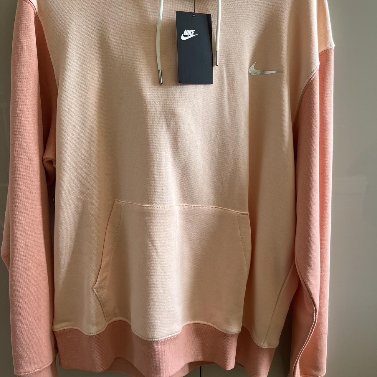 mens light pink nike hoodie