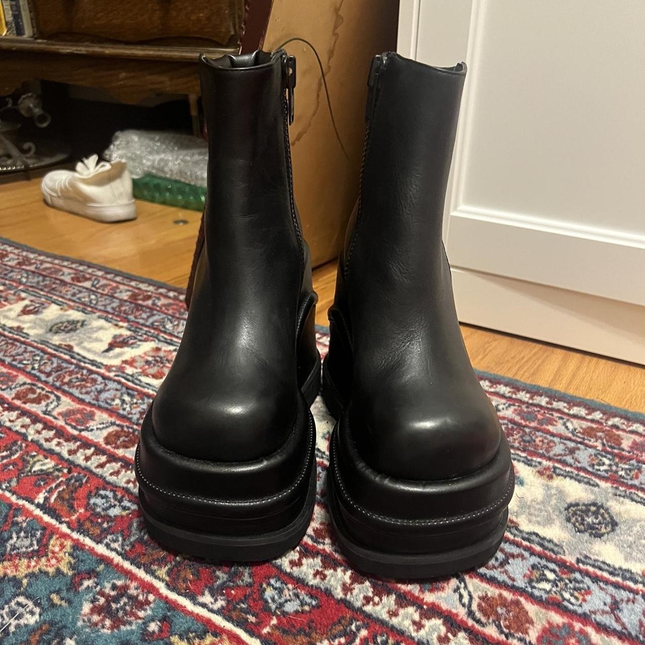 Unif wave platform boots size 6, brand new I tried... - Depop