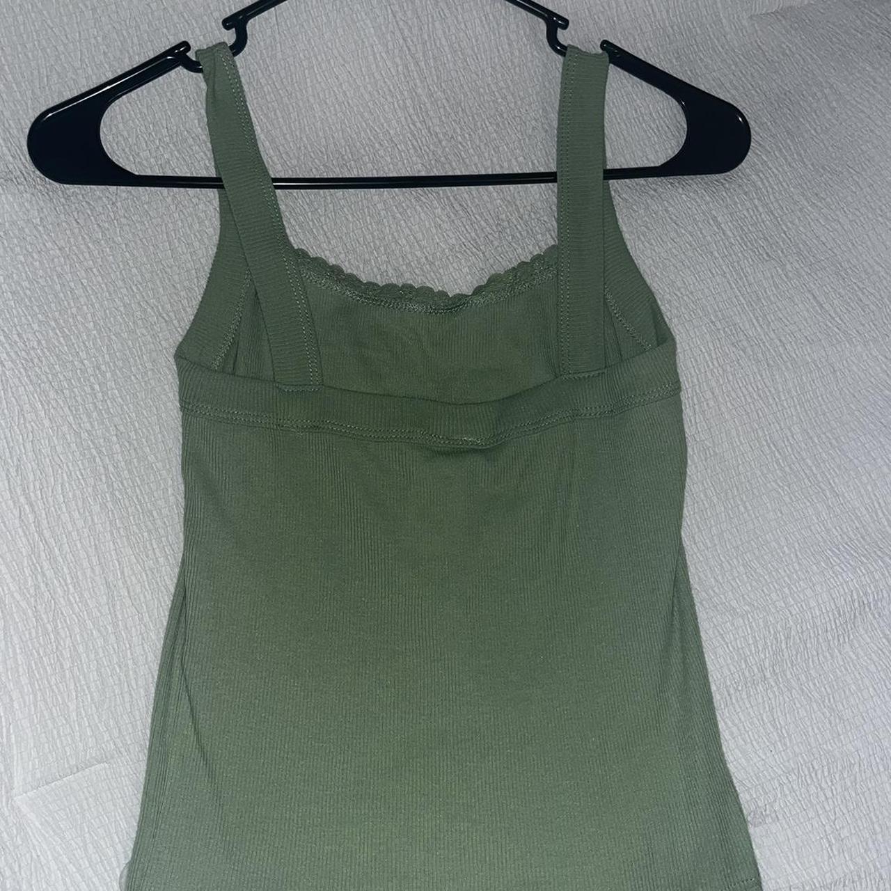 Full Tilt Women's Green Top | Depop