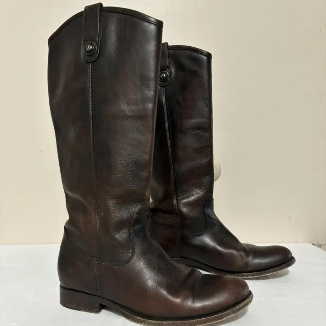 frye melissa boot black