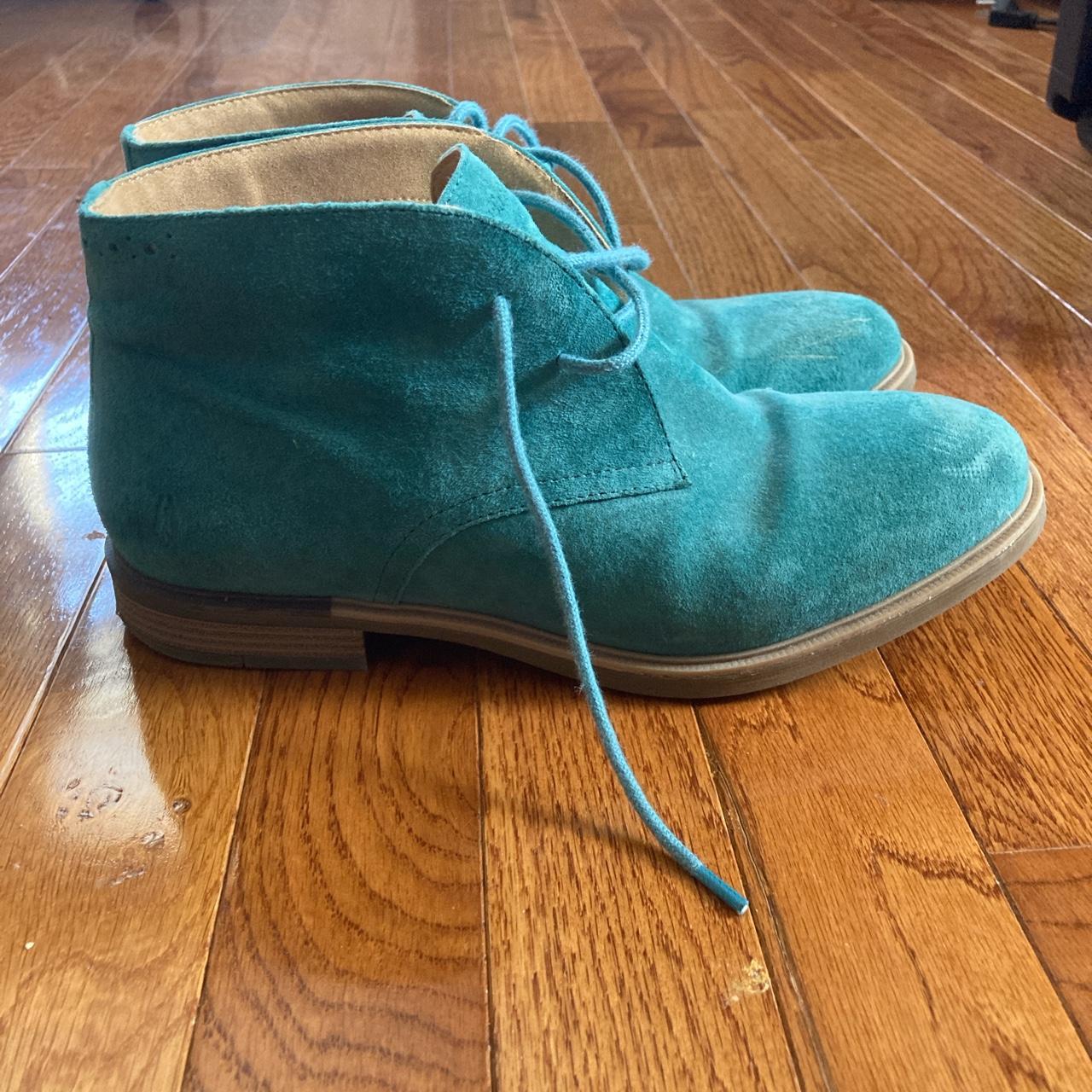 Hush Puppies Women's Blue Oxfords Depop