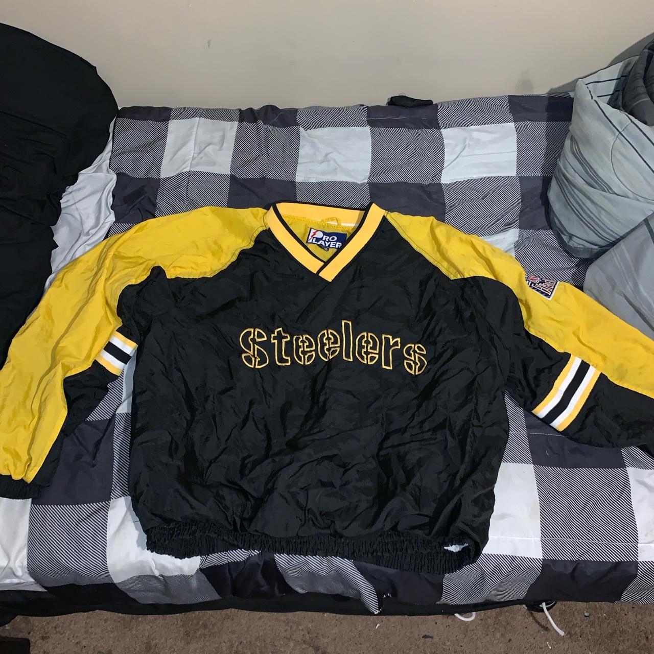 Size small black pittsburgh Steelers shirt from NFL - Depop