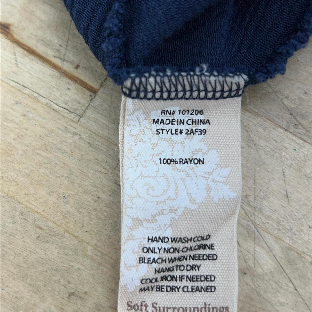 Soft Surroundings Women's Dress - Blue - XS – Sof… - image 7