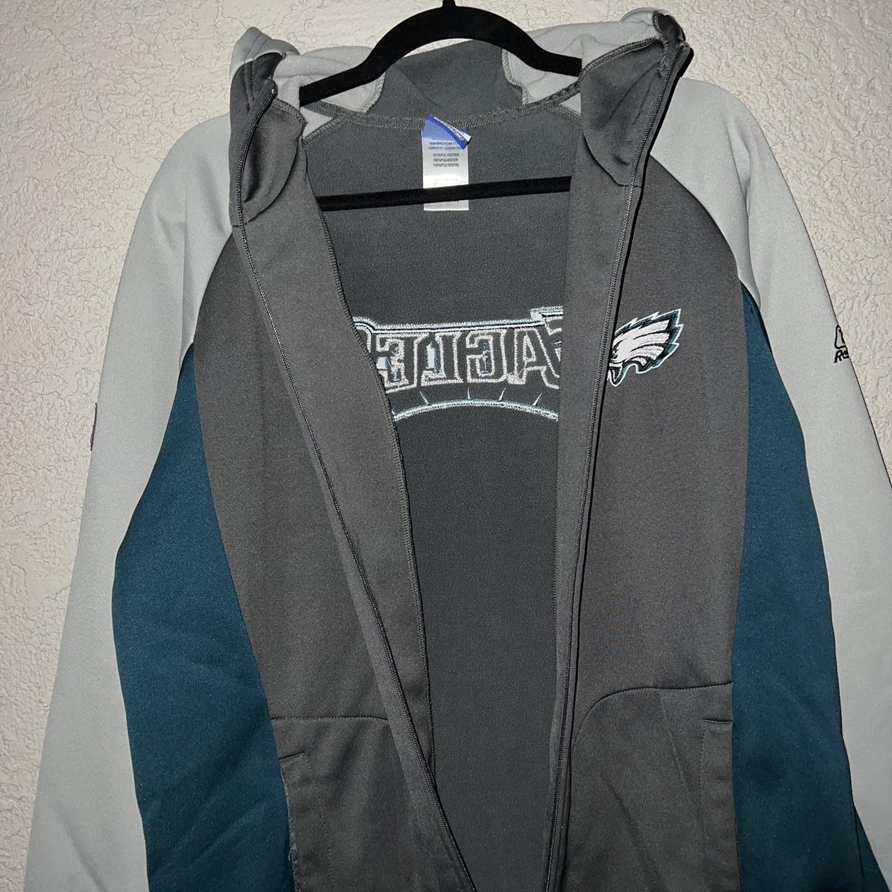 \ud83d\udd25 Vintage Reebok Philadelphia Eagles NFL Hoodie... - Depop