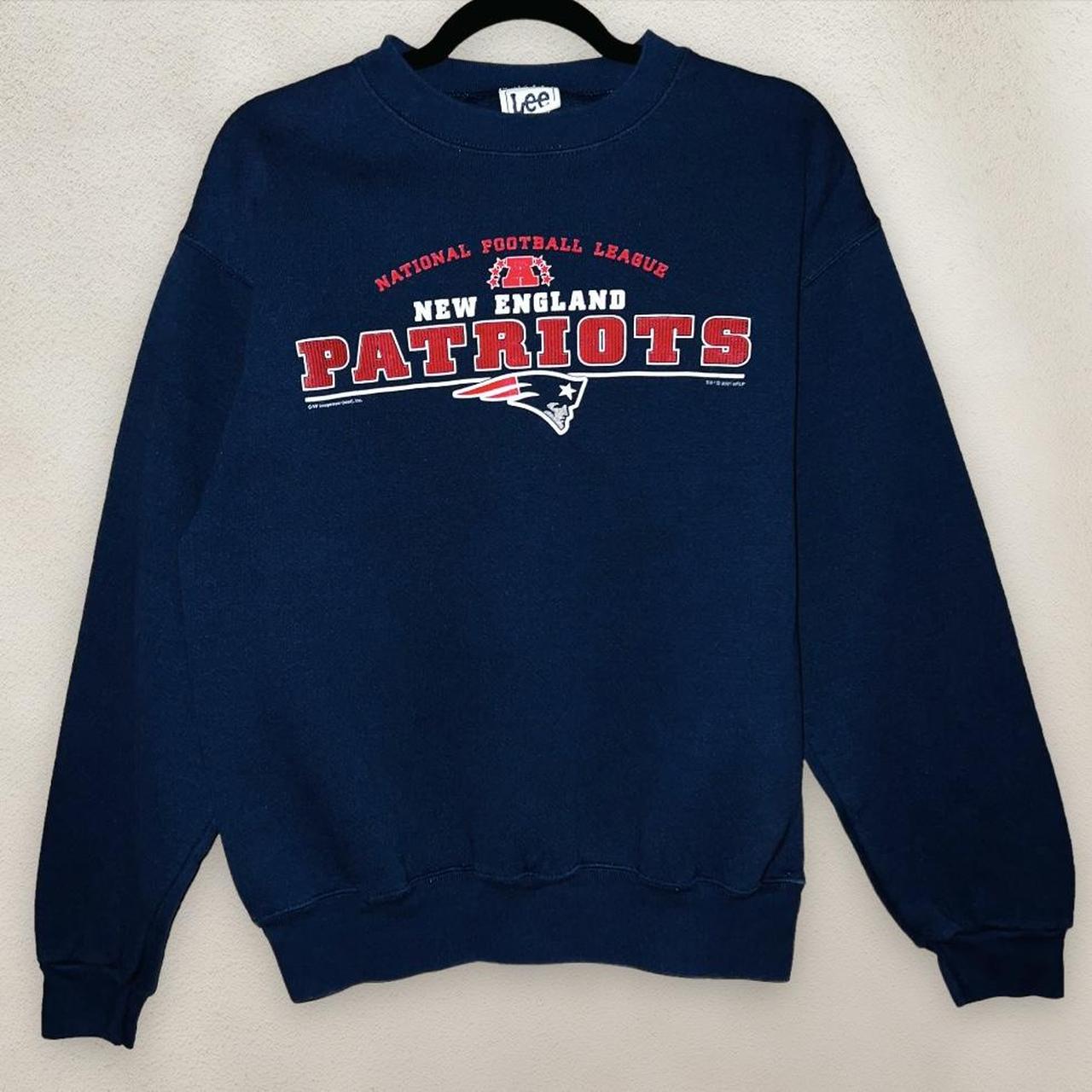 Vintage New England Patriots sweatshirt Tag size - - Depop