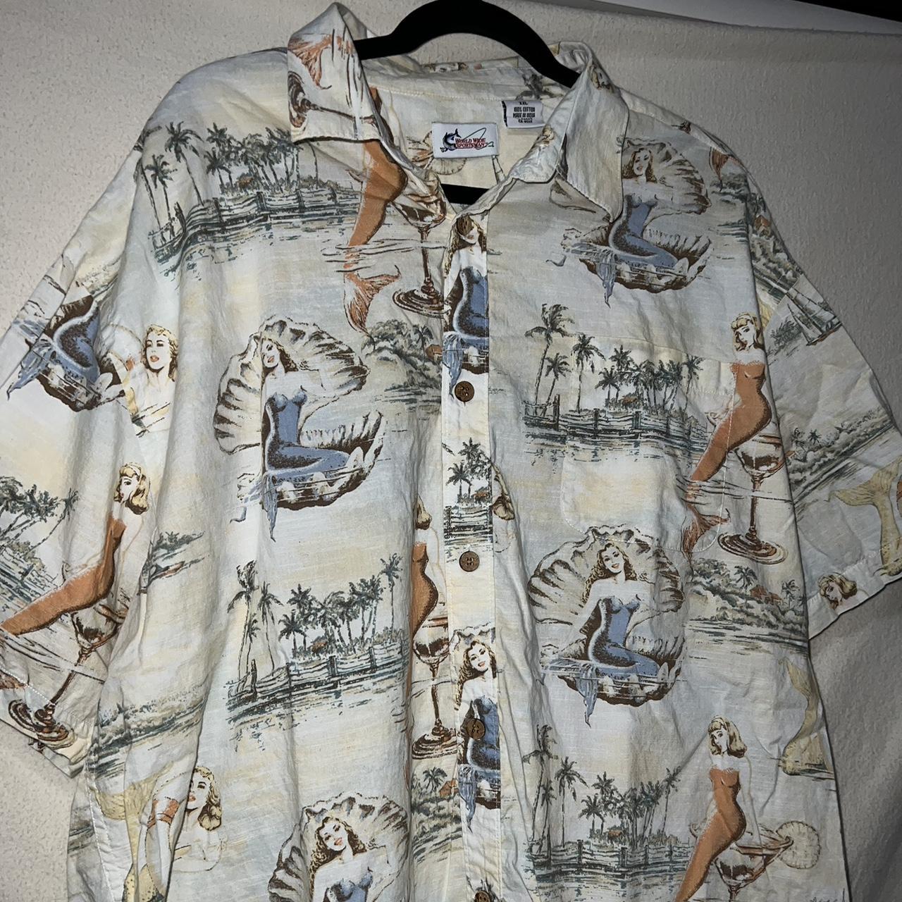 world wide sportsman fishing shirt 2xl. Condition is - Depop
