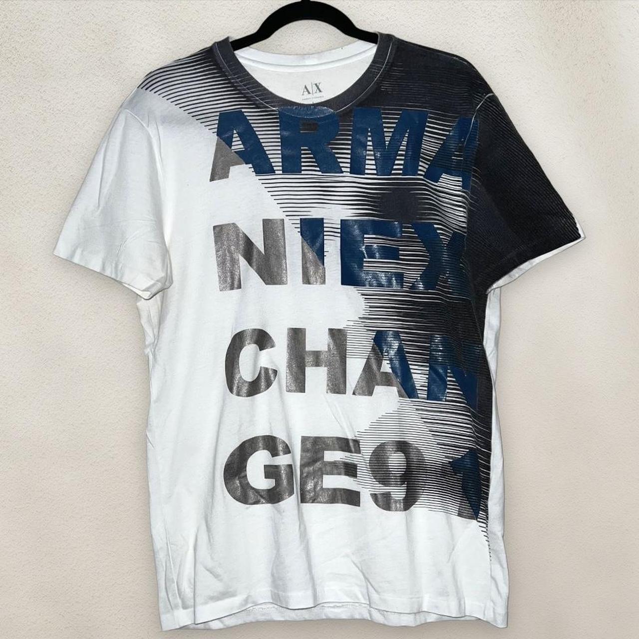 Armani exchange t shop shirt made in peru