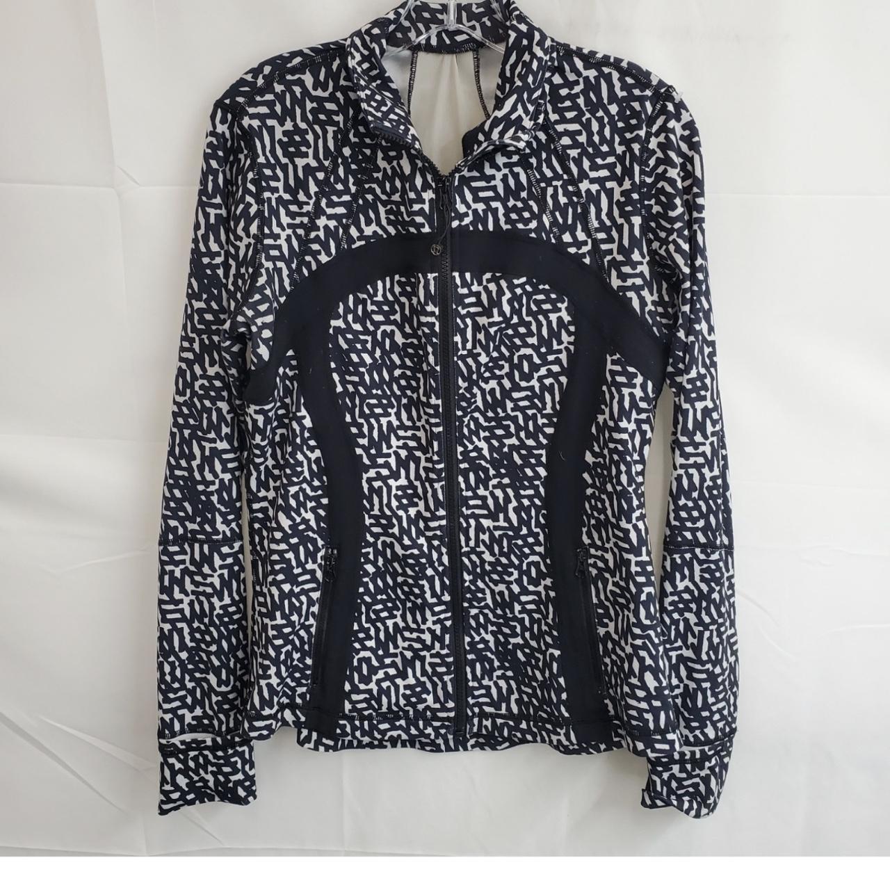 Lululemon Define Jacket Net Pop White Black sold 8