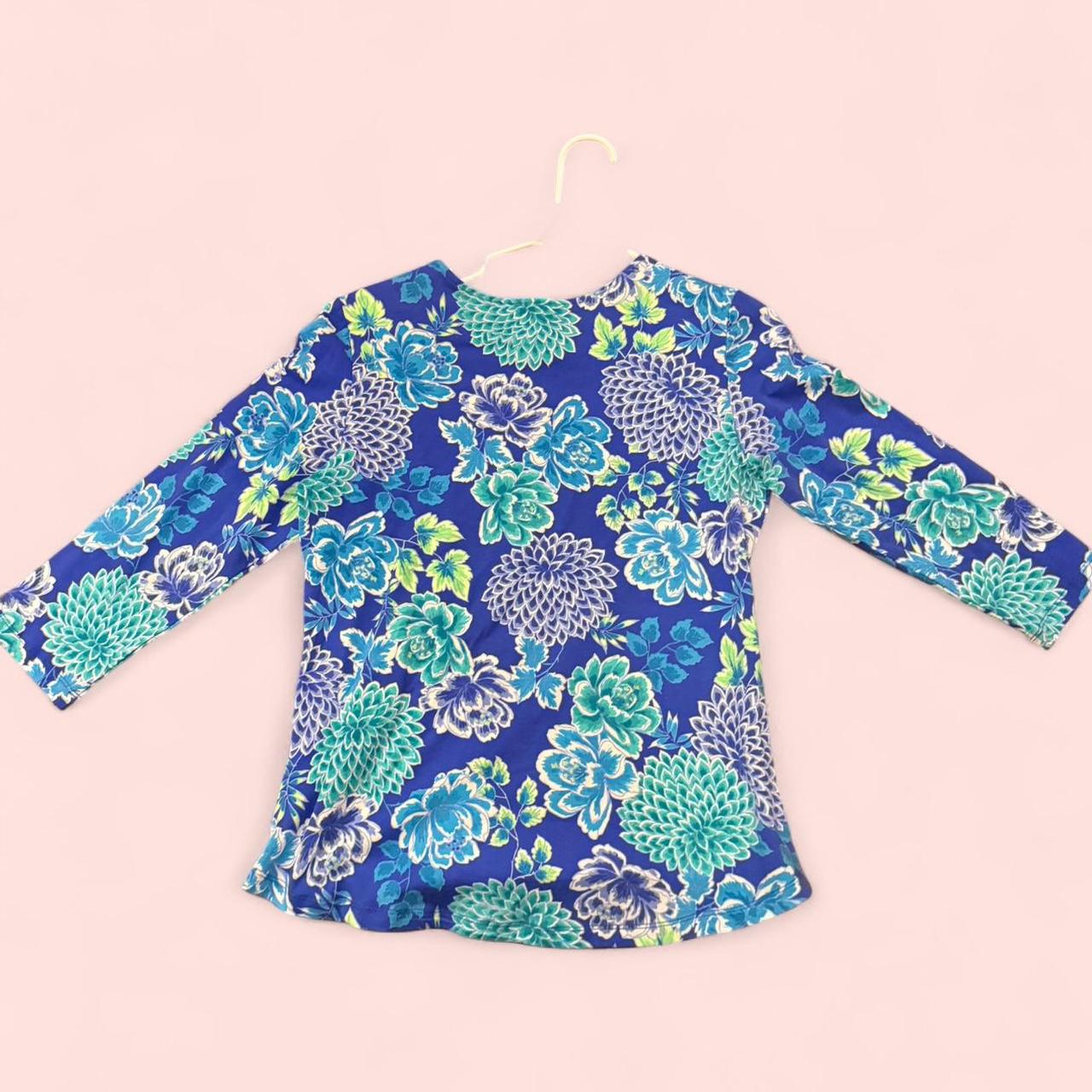 Ruby Rd. Women's Blouse - Blue/Multi - S – Ruby R… - image 3