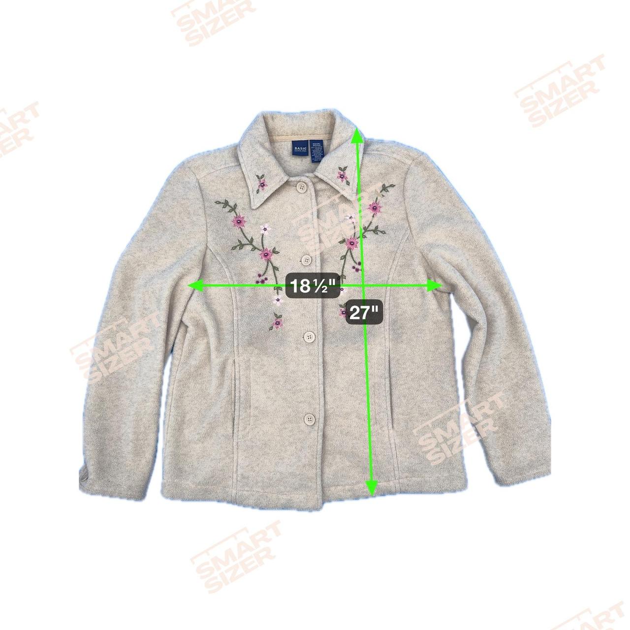 Basic Editions Women's Shacket Jacket - Tan/Pink … - image 6