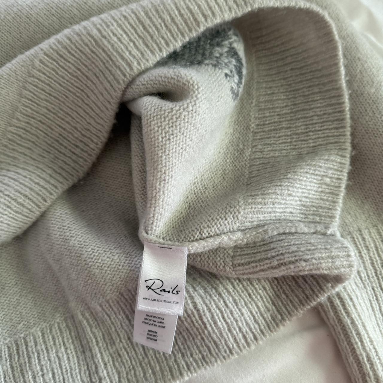 Rails Women's Sweater - Cream/Grey - M – RAILS Ca… - image 7