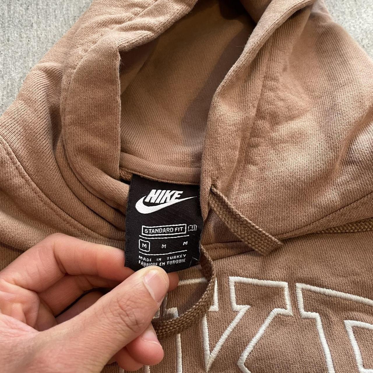 tan nike hoodie women's