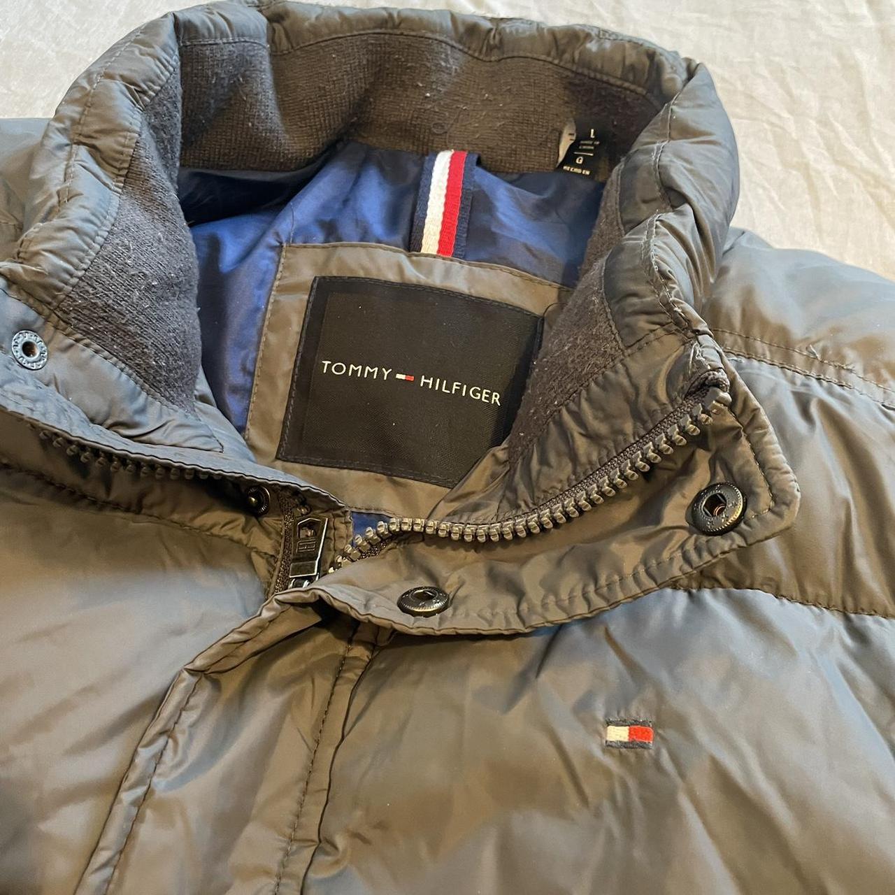 Tommy hilfiger best sale grey coat