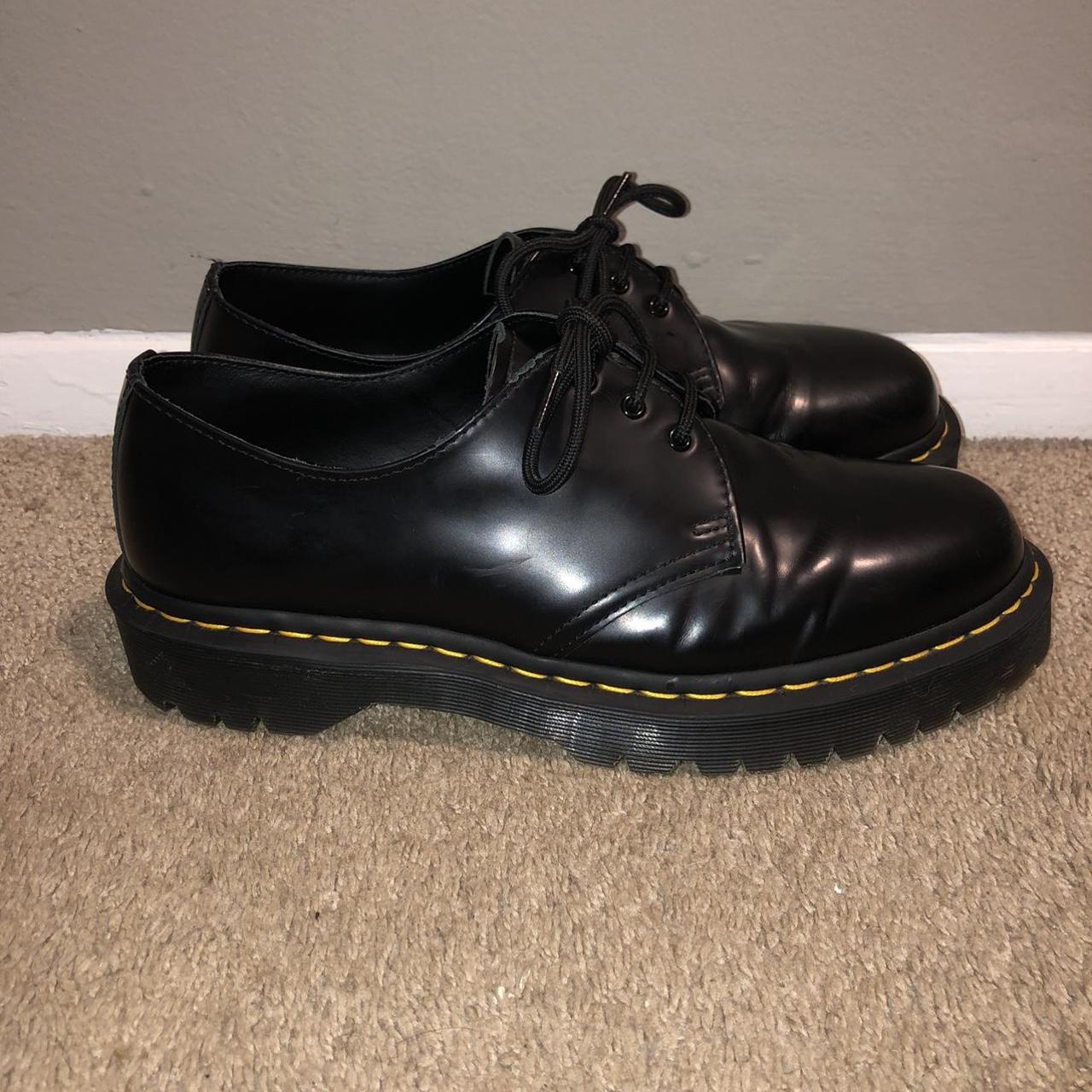 Doc Marten low top leather shoes Great quality... - Depop