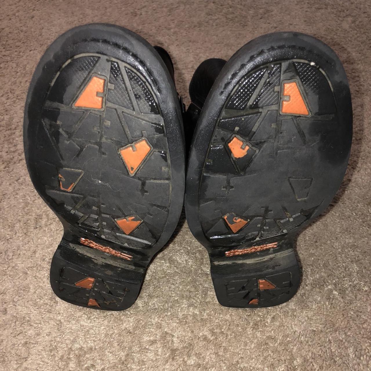 Harley Davidson Steeltoe leather motorcycle boots... - Depop