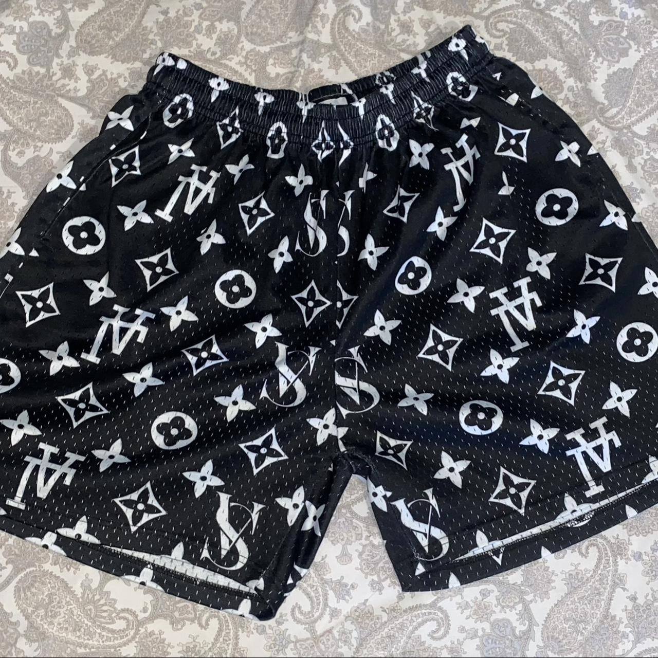 Louis Vuitton Men's Black Shorts | Depop