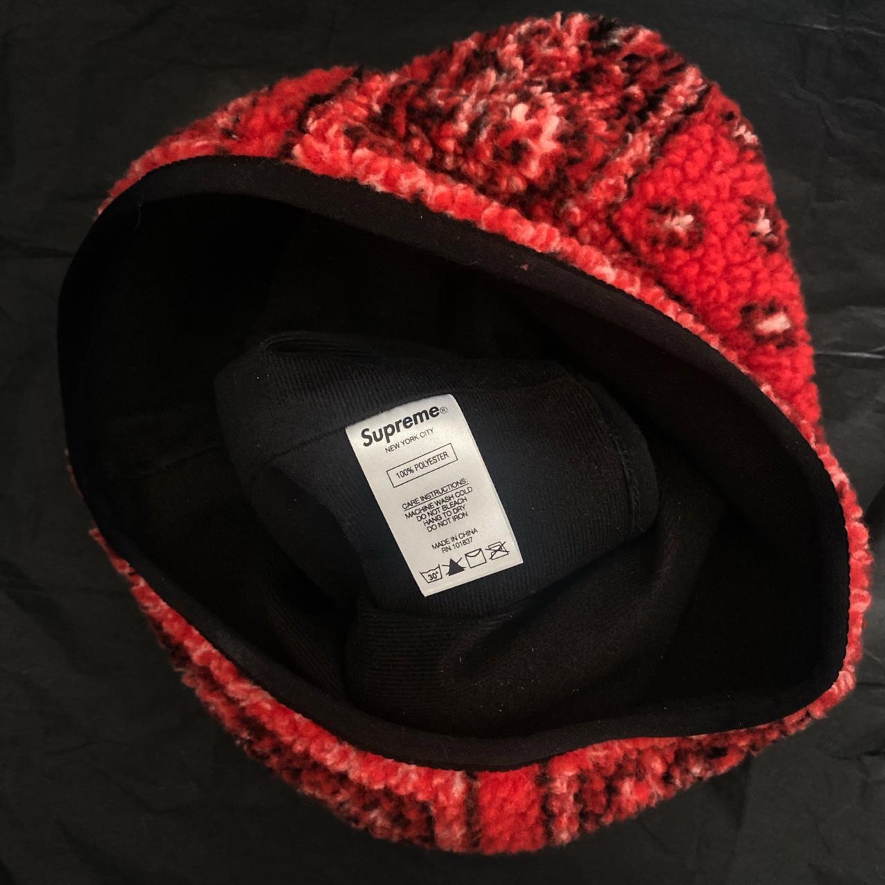 Supreme Red bandana fleece neck gaiter, Very...