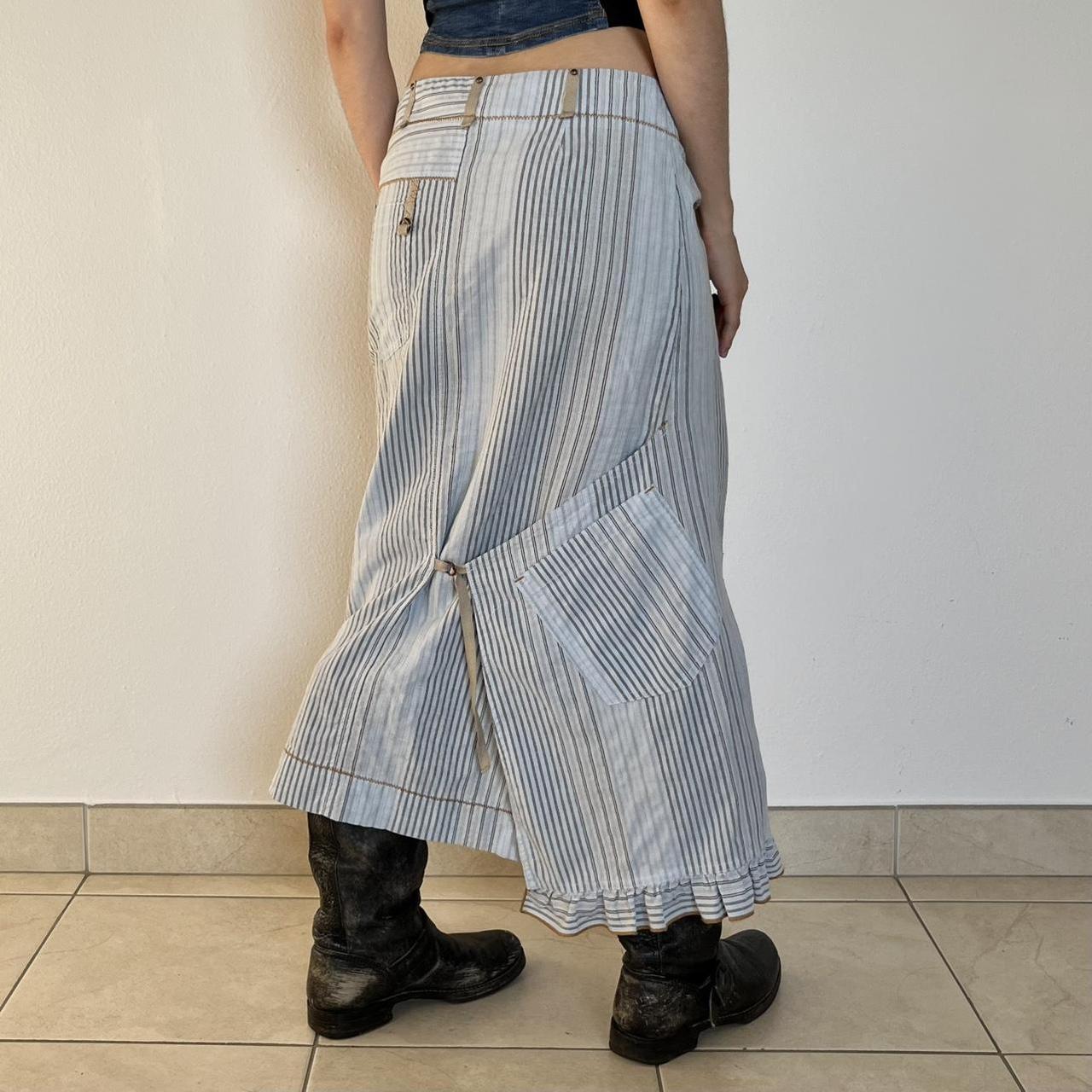 cop copine コップコピーヌ スカート グレー y2k 00s ステッチ MUSHIBIS - Cop Copine US