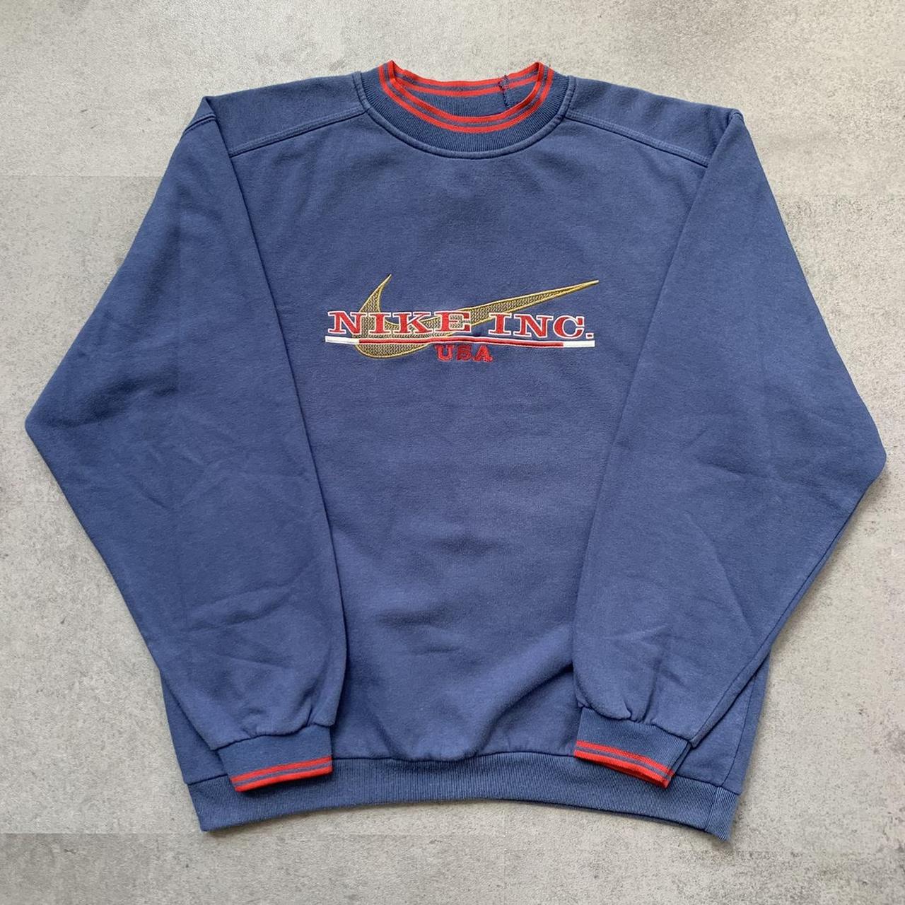mens blue nike sweatshirt
