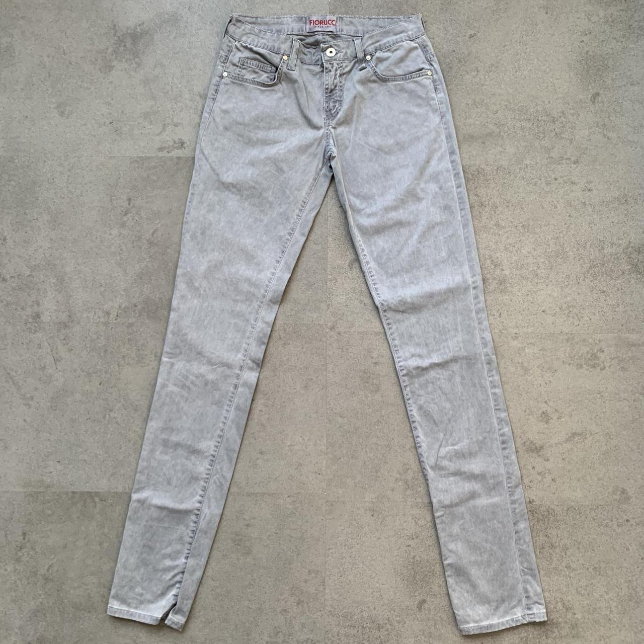 Fiorucci Women's Grey Jeans | Depop