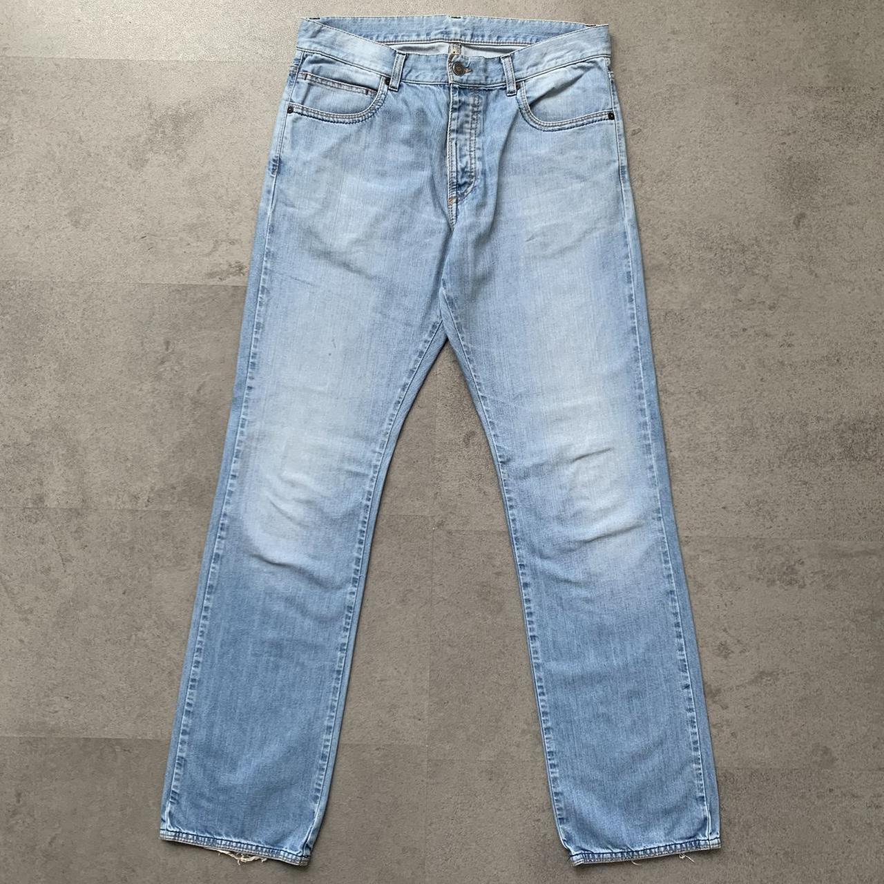 United Colors of Benetton light blue jeans... - Depop