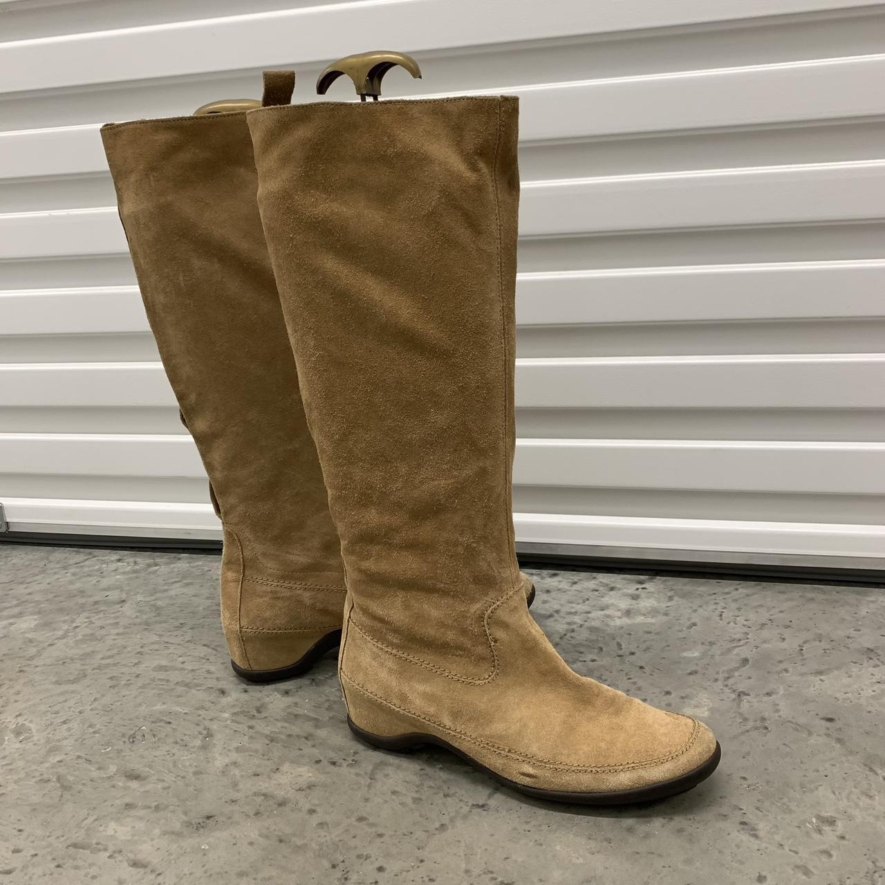 Tan suede sales riding boots