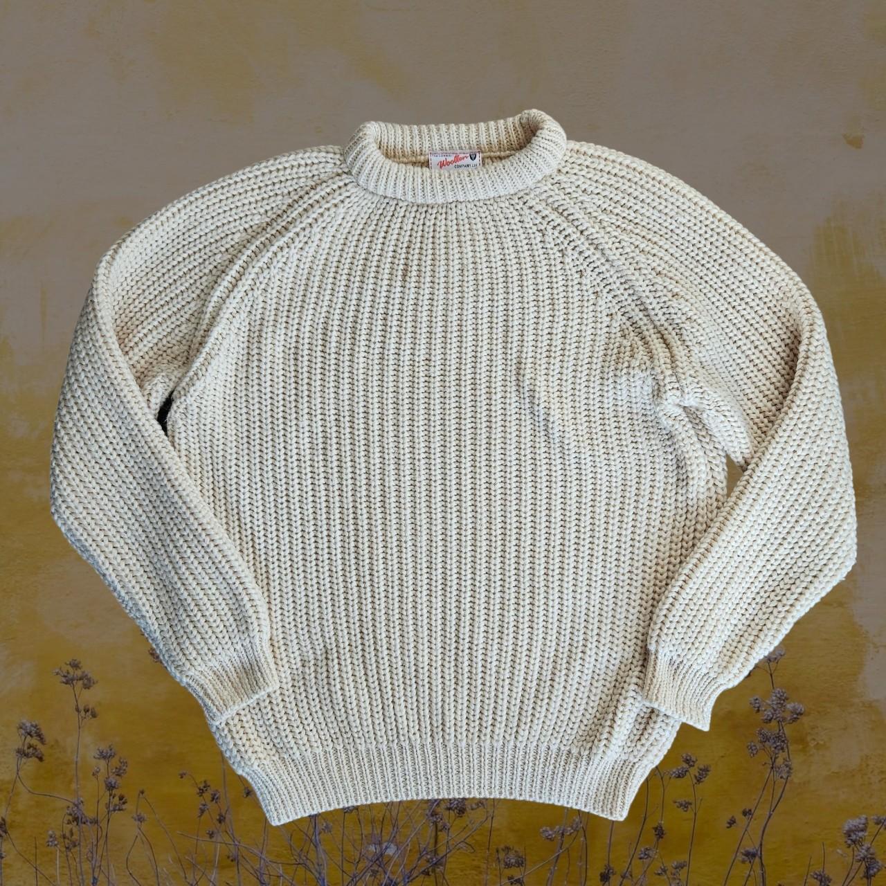 Vintage wool jumper The Cornish Woollen Company,... - Depop