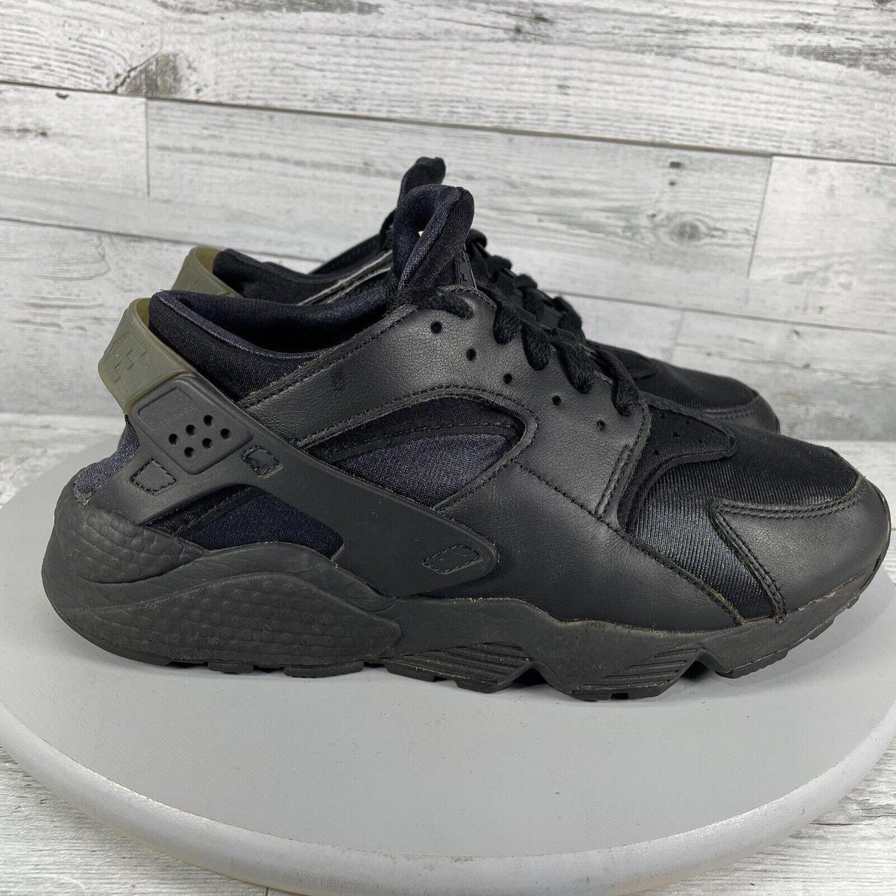 Nike Air Huarache Triple Black Women s Running Shoes. Depop