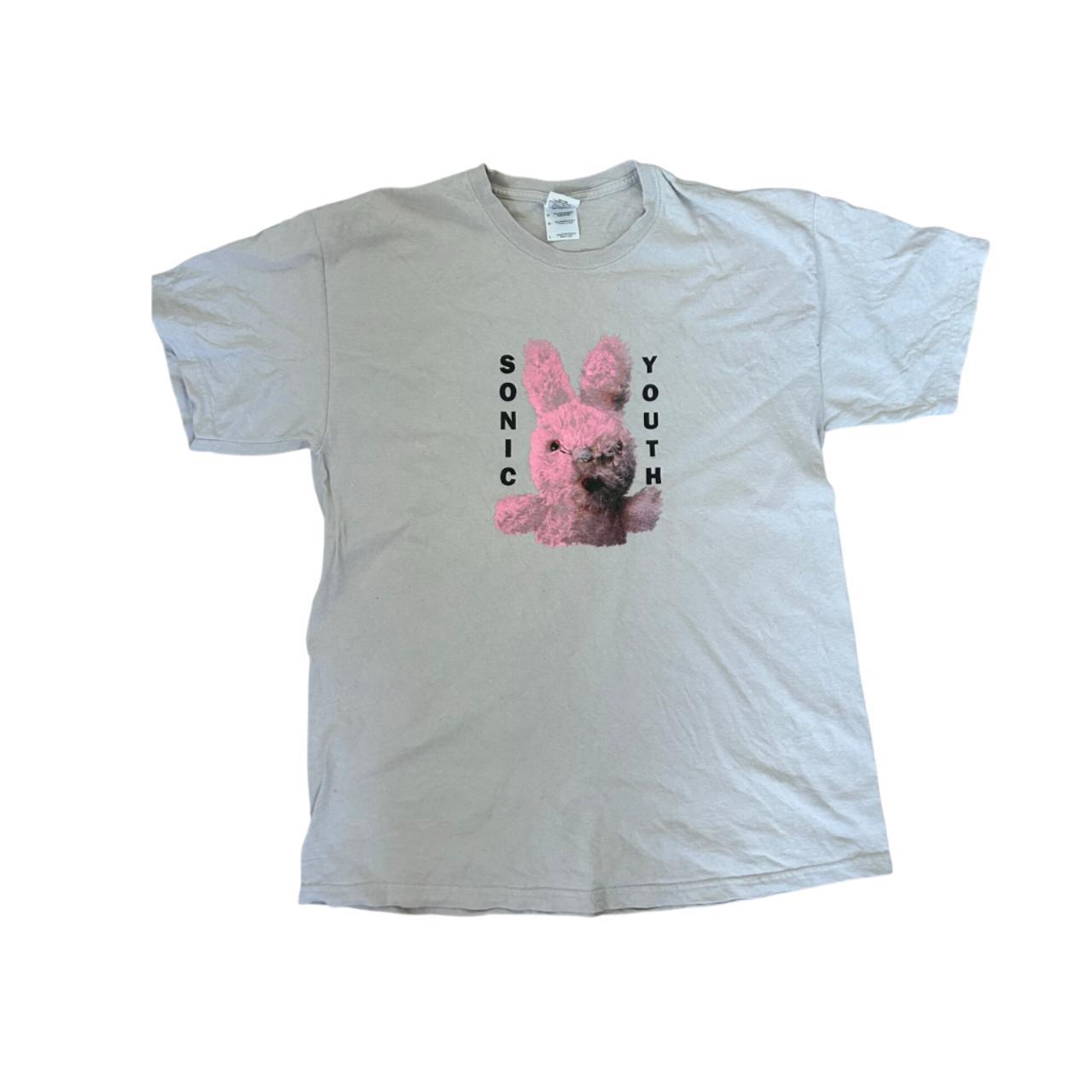 Sonic Youth 'Dirty Bunny' Y2K Band Tee. From mid... Depop