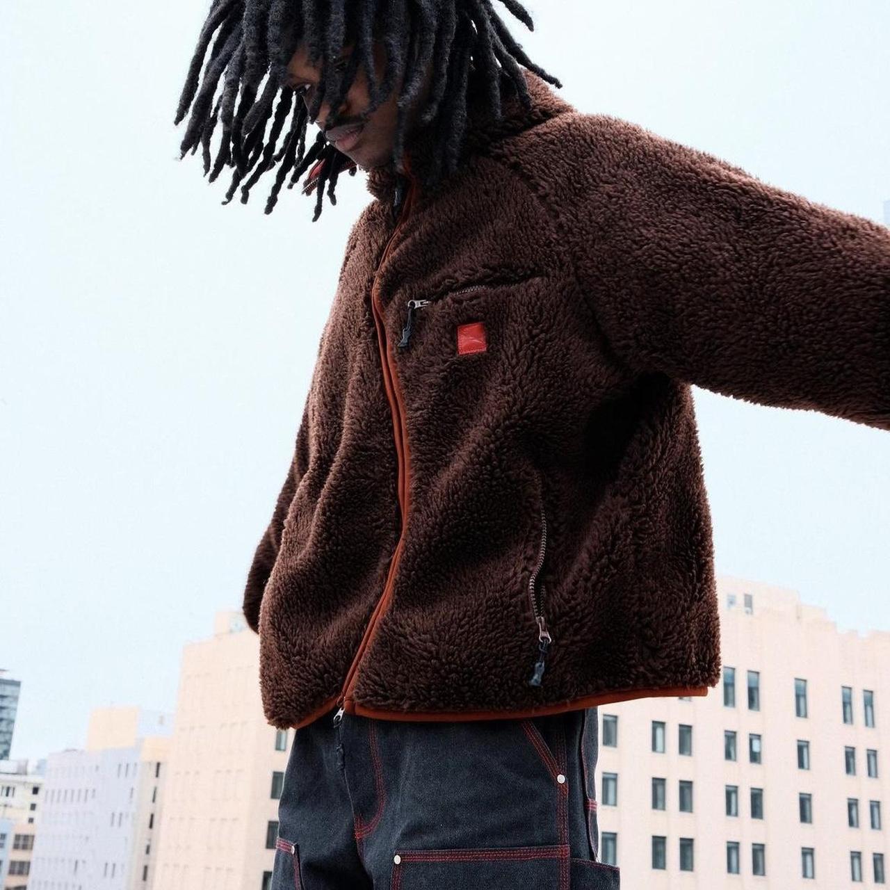 Fugazi Ninja Sherpa size medium fits cropped worn... - Depop