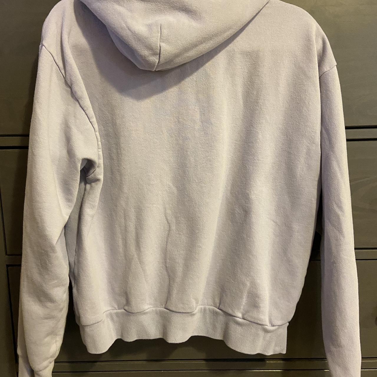 Light Purple Aritzia Hoodie, Size large but is a... - Depop