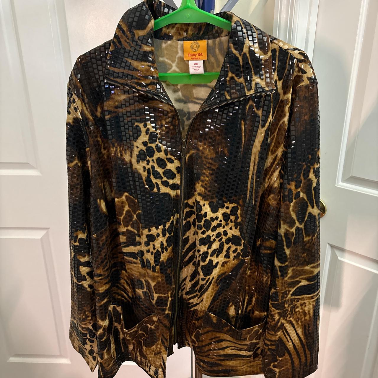 Ruby Rd. Women's Jacket - Brown/Multi - 18 – Ruby… - image 1