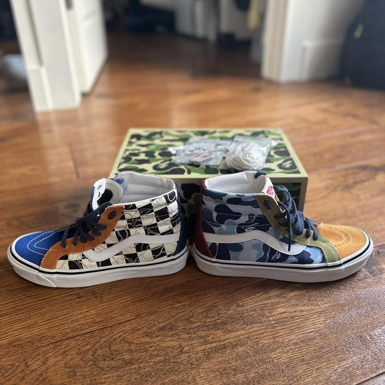 High Top Bape X Converse Shoes Chinatown Market X A Bathing Ape X