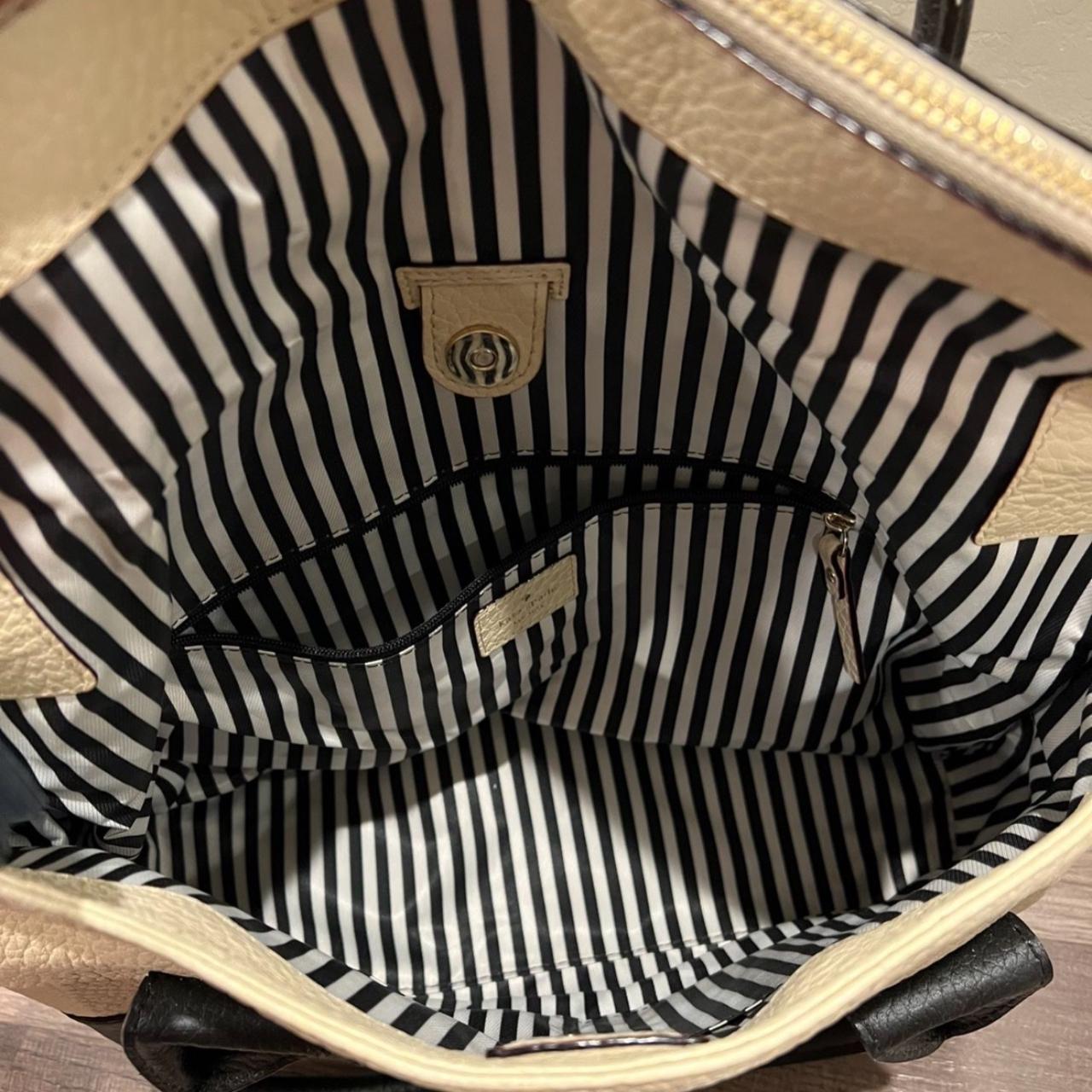 Kate Spade New York Women's Black and White Bag | Depop