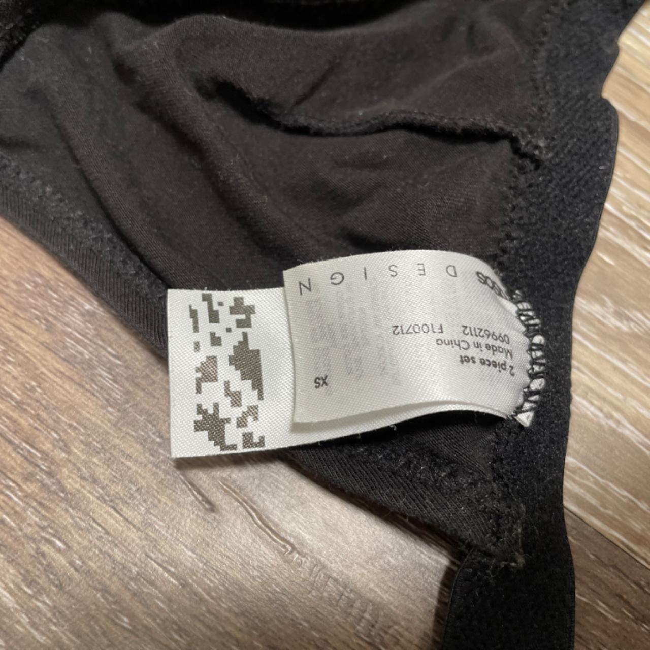 ASOS Women's Black and White Bra | Depop