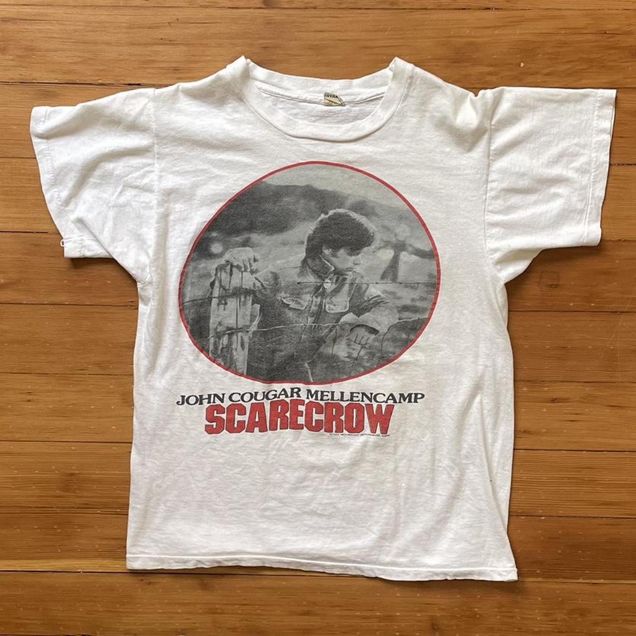 Sale John Cougar Mellencamp Vintage 1985 Concert T-Shirt - Scarecrow Tour